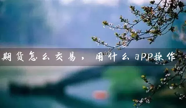 期货怎么交易，用什么app操作_https://www.shunyec.com_期货走势_第1张