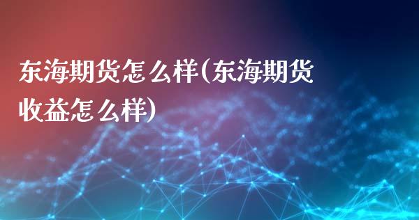 东海期货怎么样(东海期货收益怎么样)_https://www.shunyec.com_期货平台_第1张