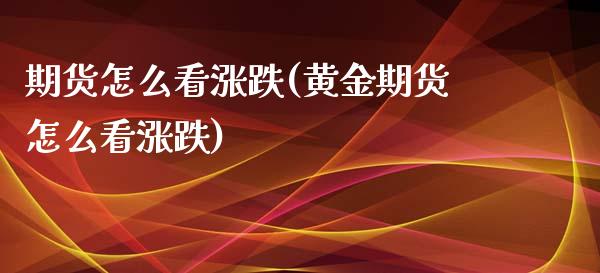 期货怎么看涨跌(黄金期货怎么看涨跌)_https://www.shunyec.com_期货资讯_第1张